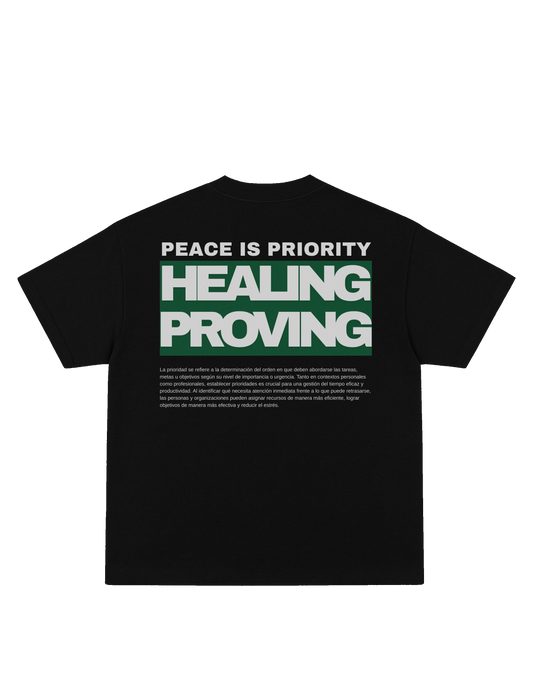 Peace Is Priority Oversized T-Shirt